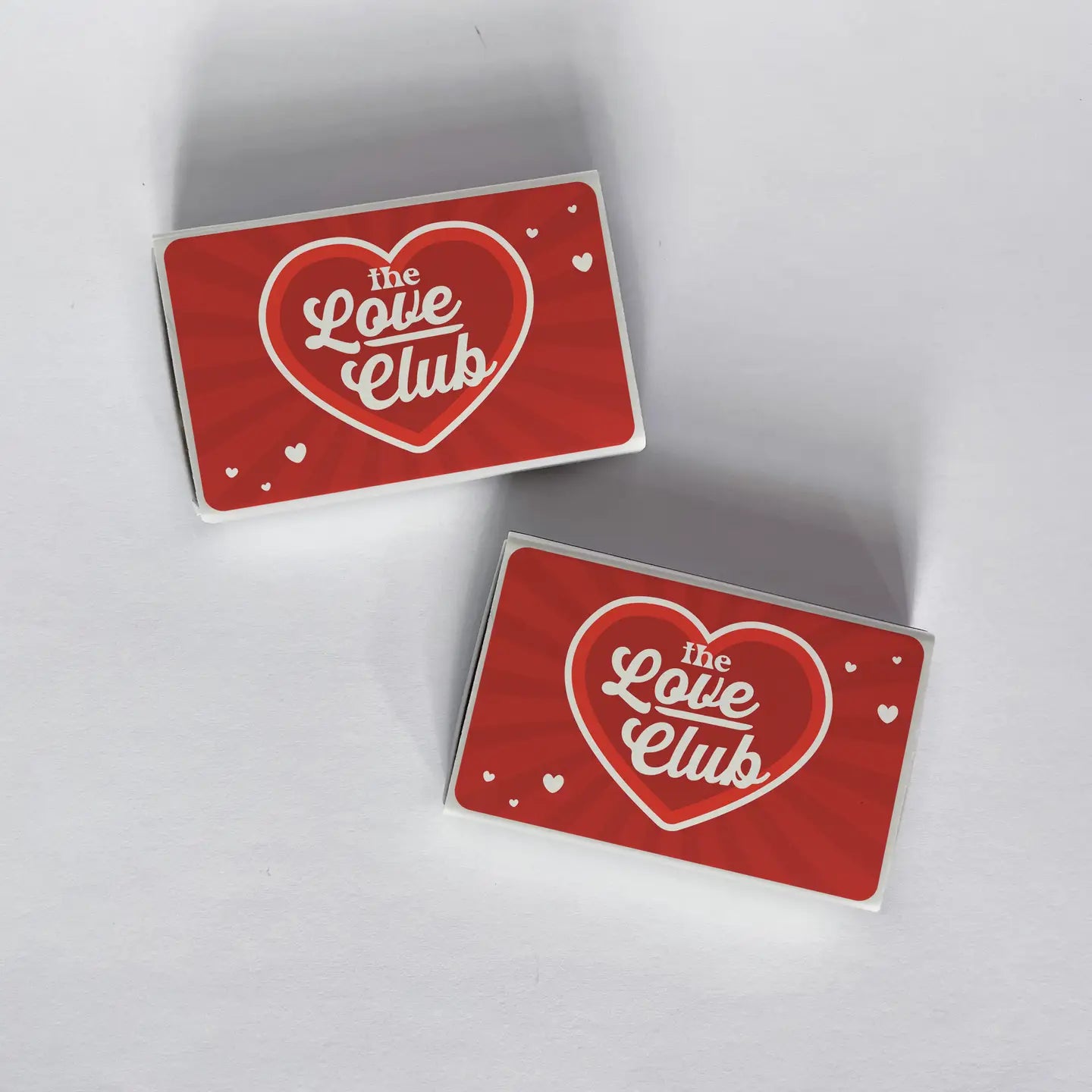 The Love Club Red and Pink Matchbook