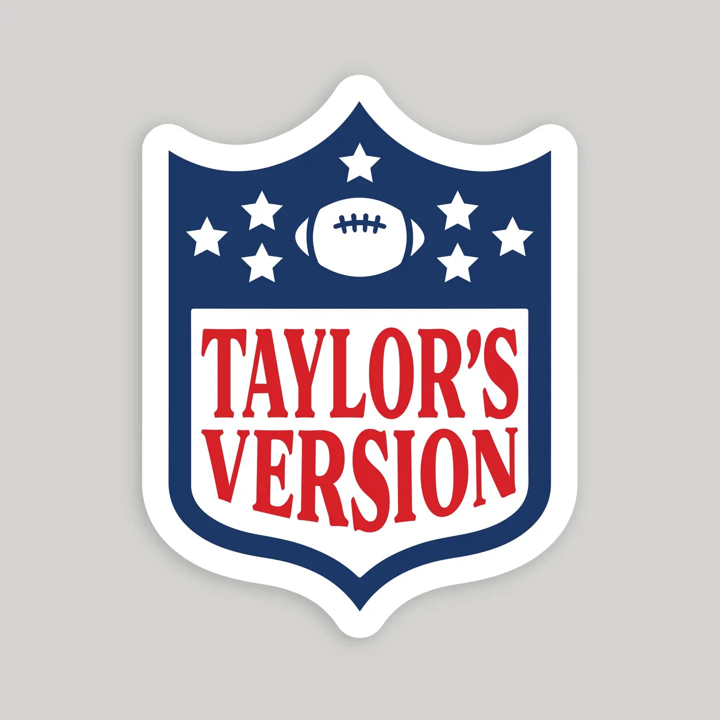 Taylors Version Football Taylor Swift Sticker