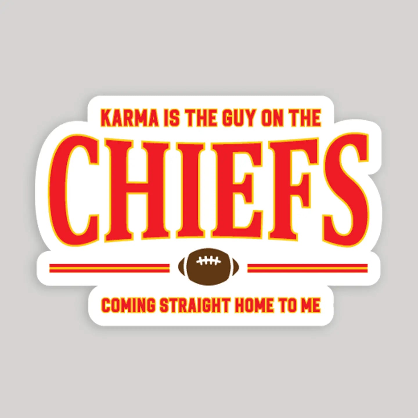 Karma is the Guy on the Chiefs Taylor Swift Sticker