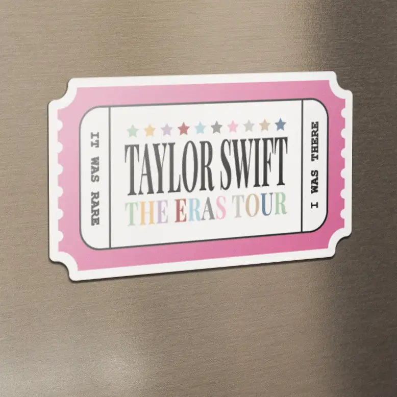 Eras Tour Taylor Swift Ticket Magnet