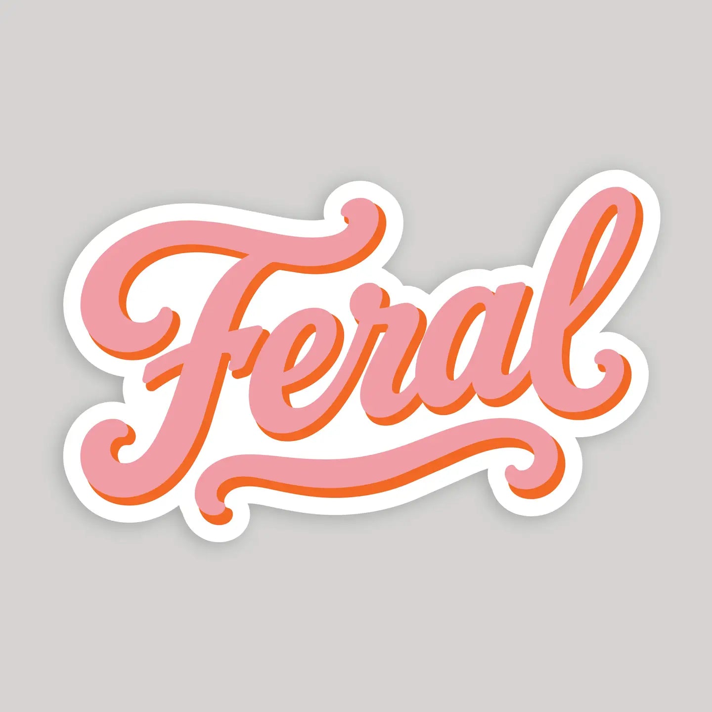 Feral Sticker