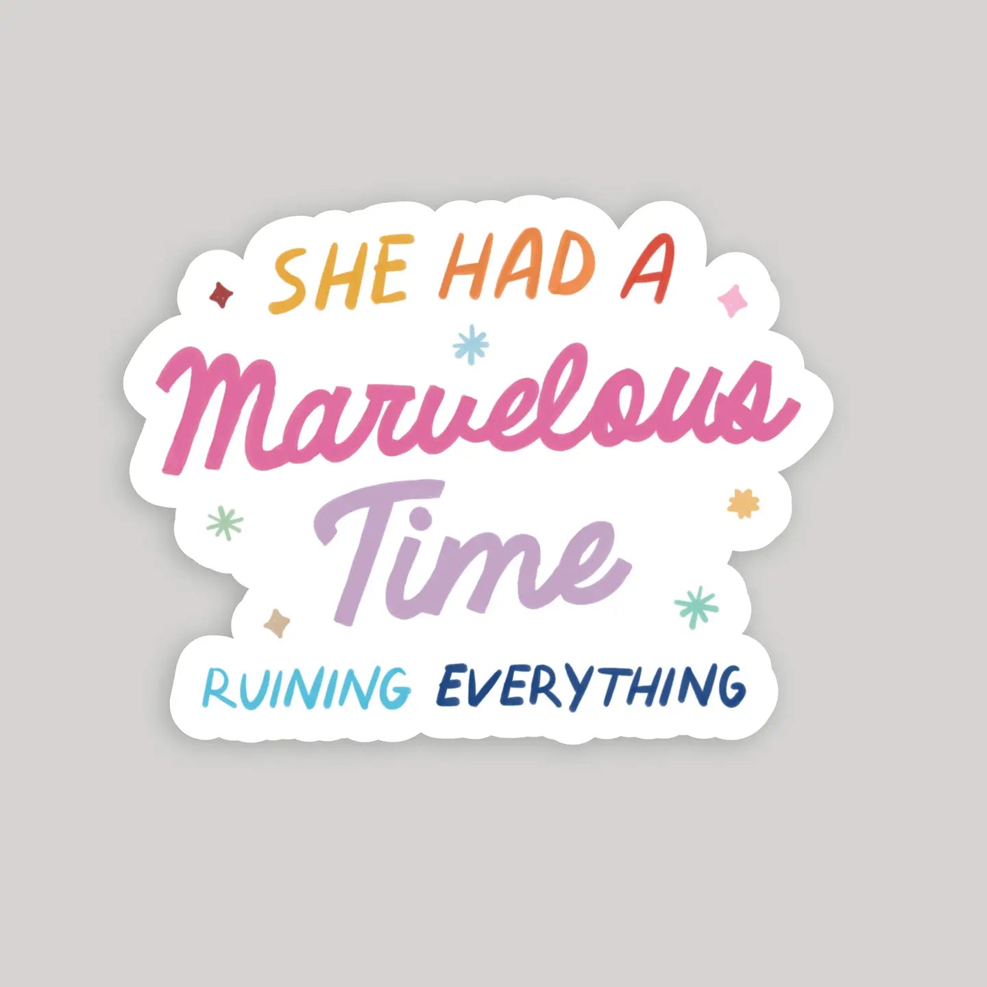 She Had a Marvelous Time Taylor Swift Sticker