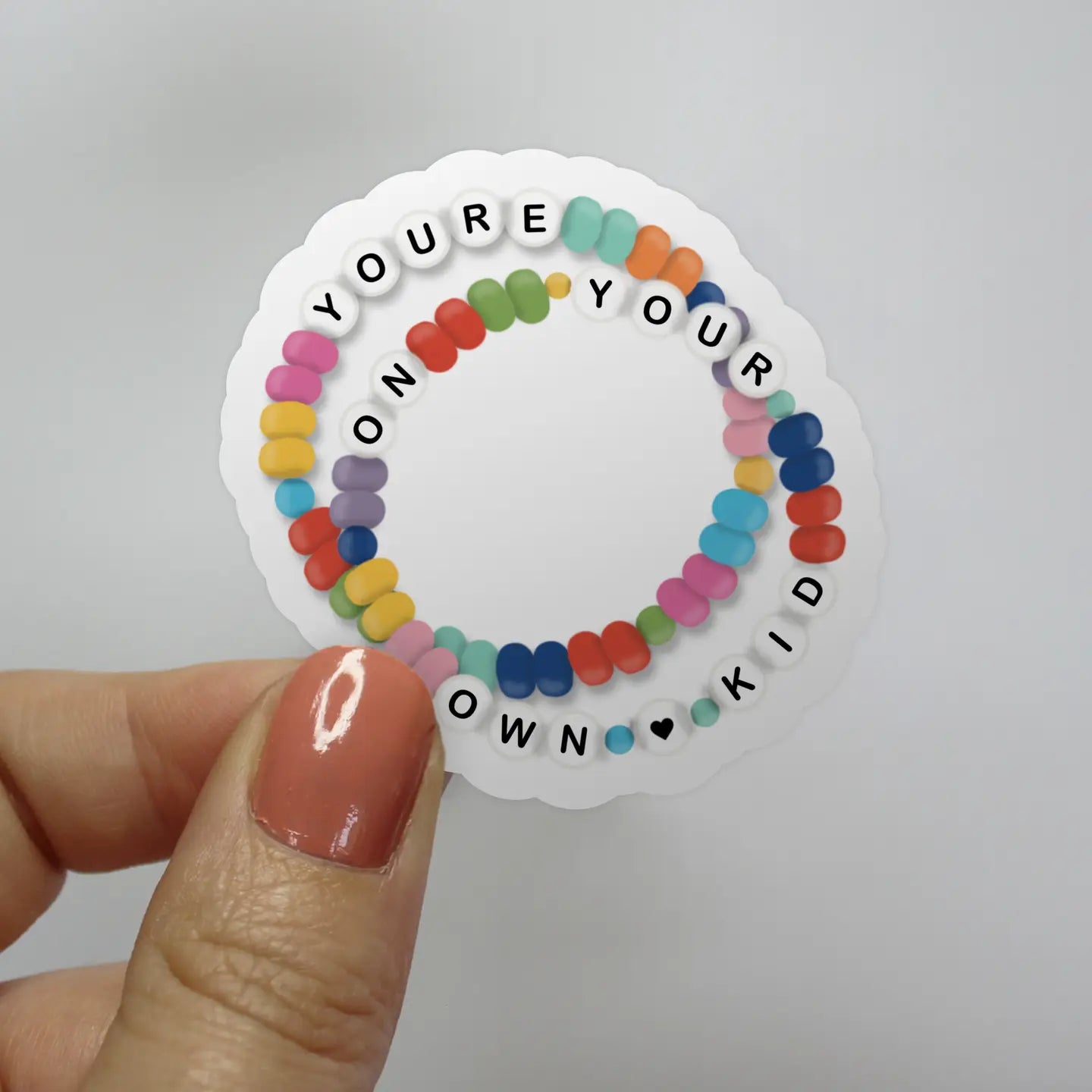 You're on Your Own Friendship Bracelet Taylor Swift Sticker