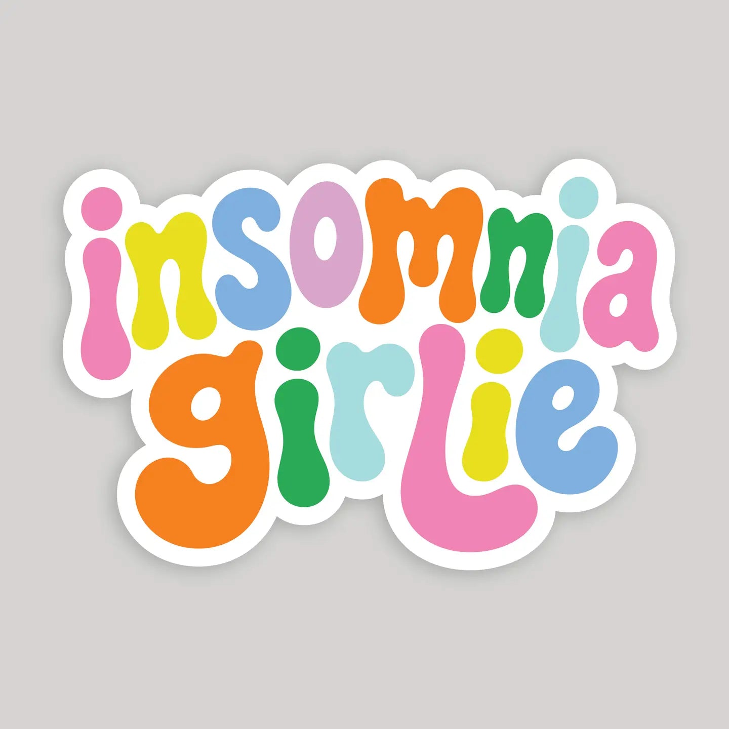 Insomnia Girlie Sticker