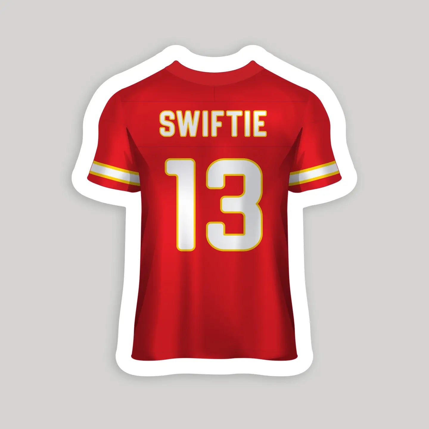 Swiftie Chiefs Football Jersey Taylor Swift Sticker
