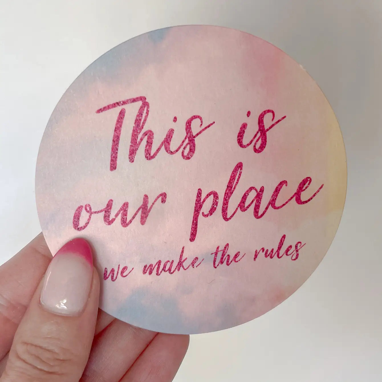 This is Our Place Taylor Swift Round Paper Coaster