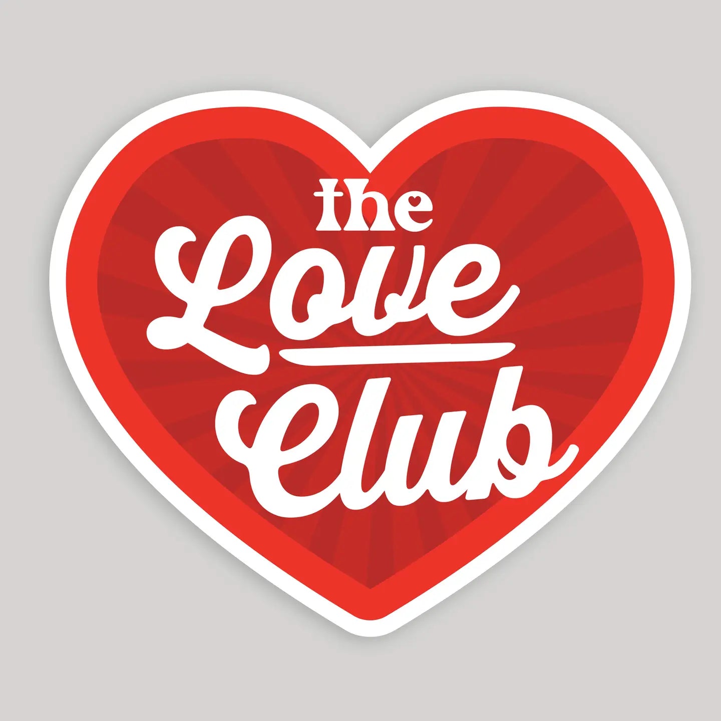 The Love Club Red Heart Sticker