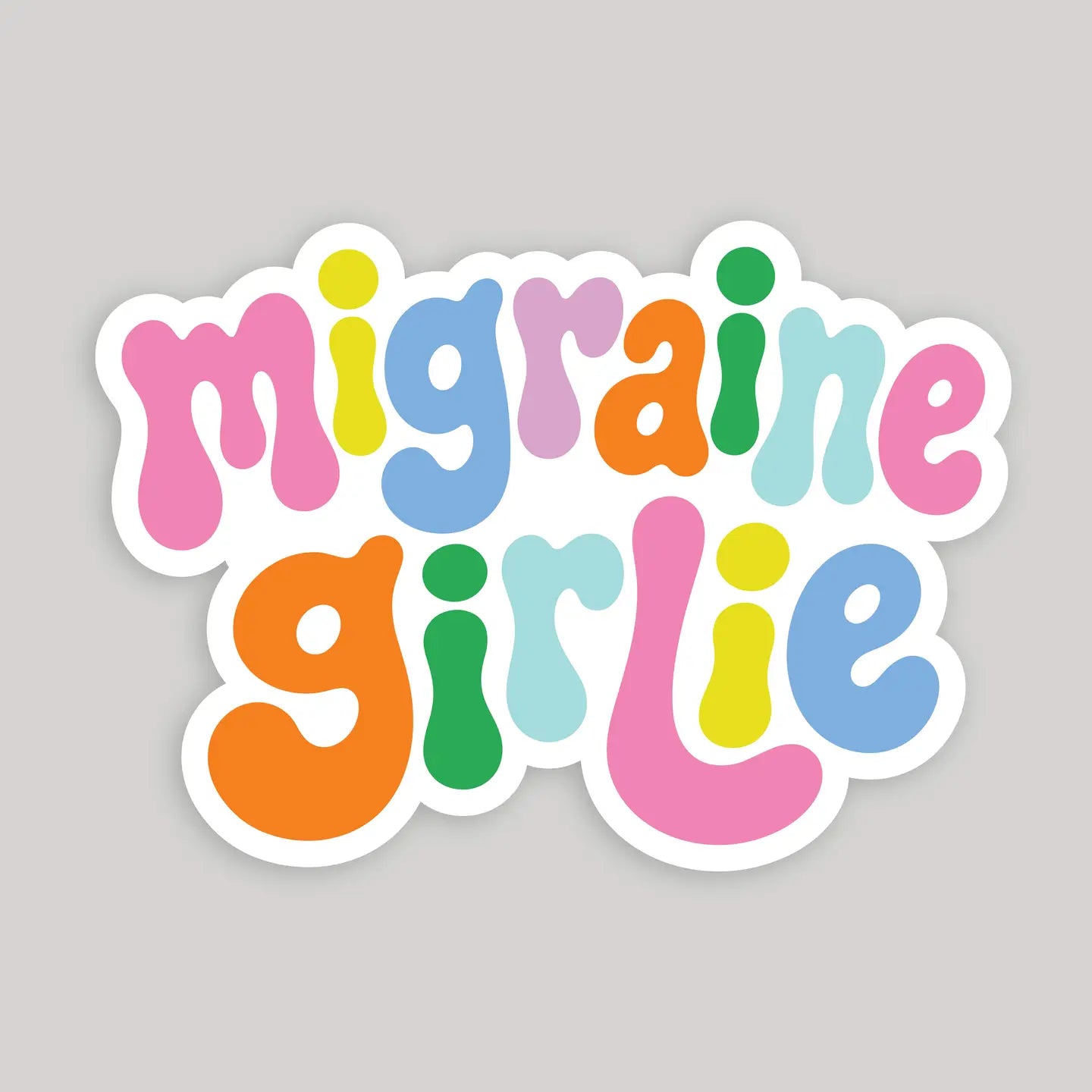 Migraine Girlie Sticker