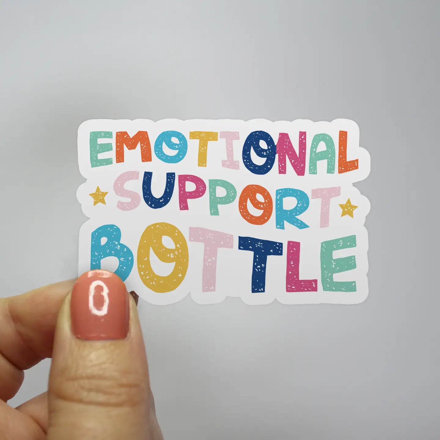 Emotional Support Bottle Sticker
