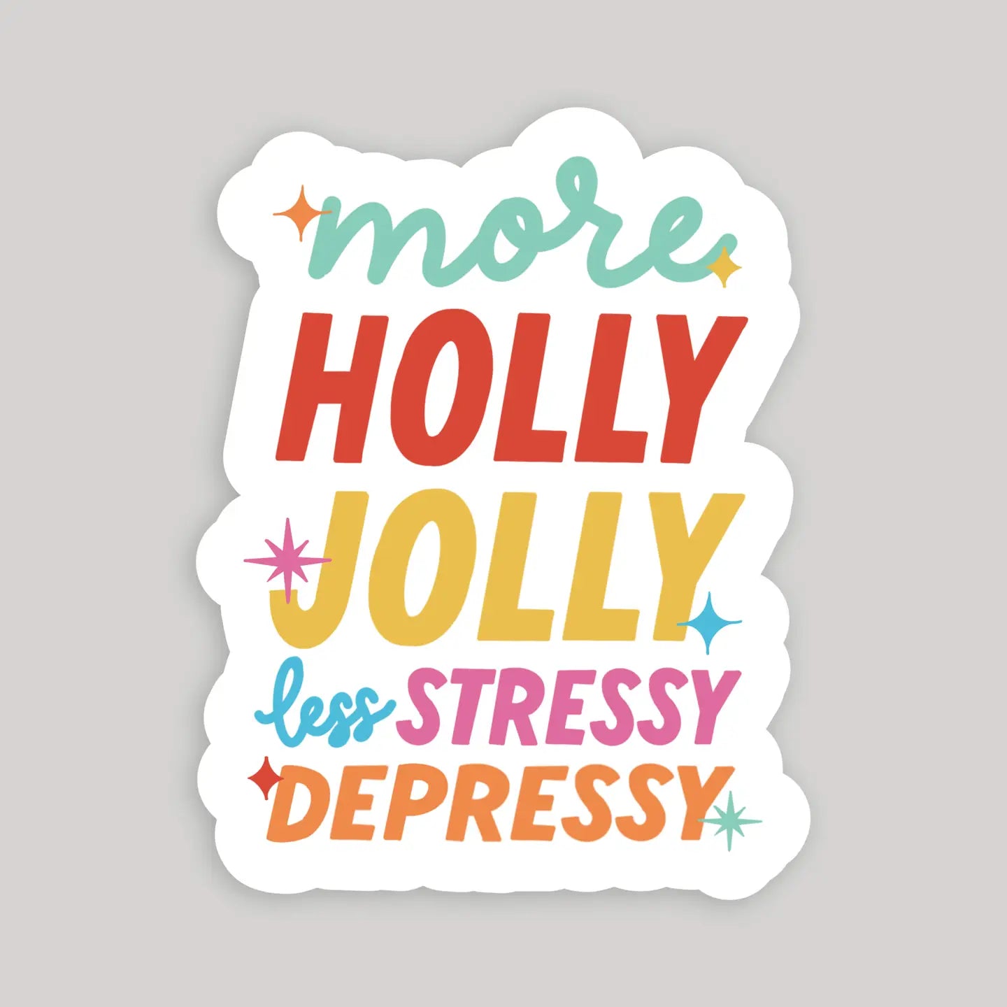 Holly Jolly Sticker