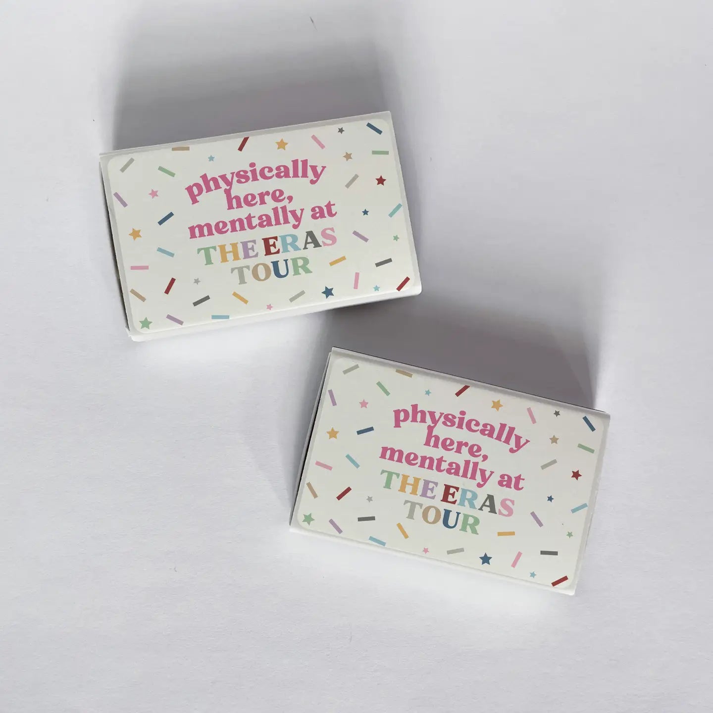 Mentally at the Eras Tour Confetti Taylor Swift Matchbook