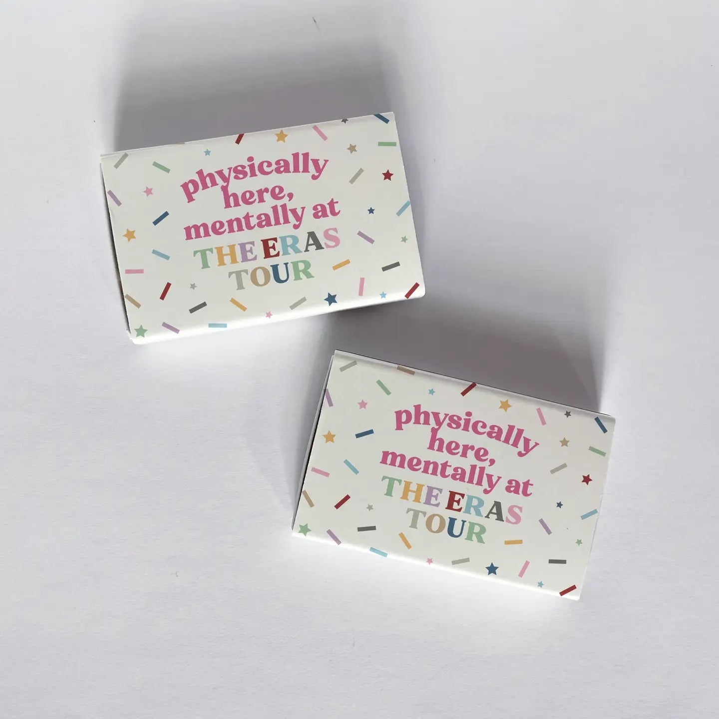 Mentally at the Eras Tour Confetti Taylor Swift Matchbook