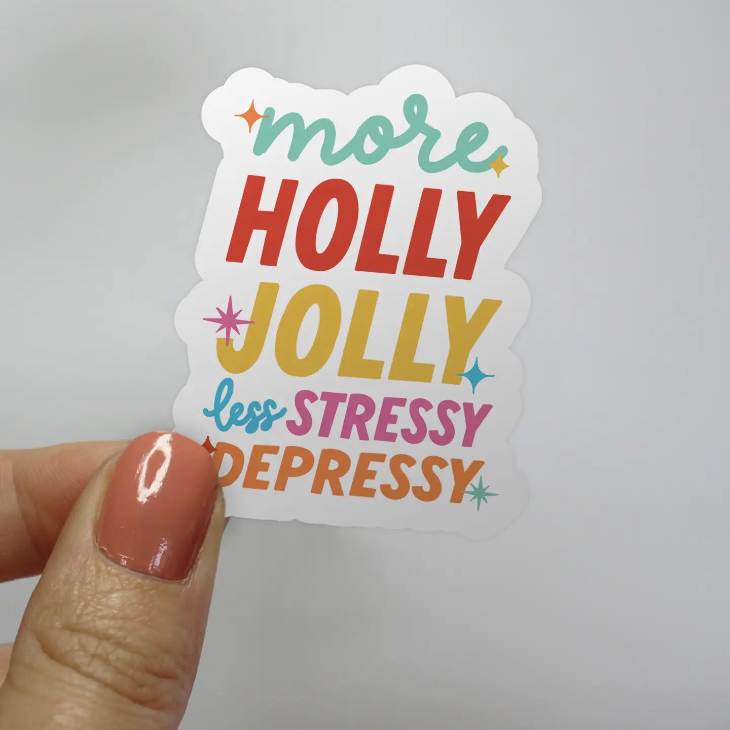 Holly Jolly Sticker