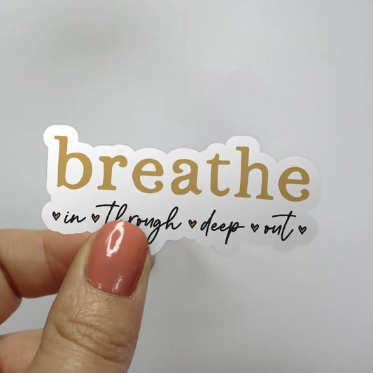 Breathe In Through Deep Out Taylor Swift Sticker