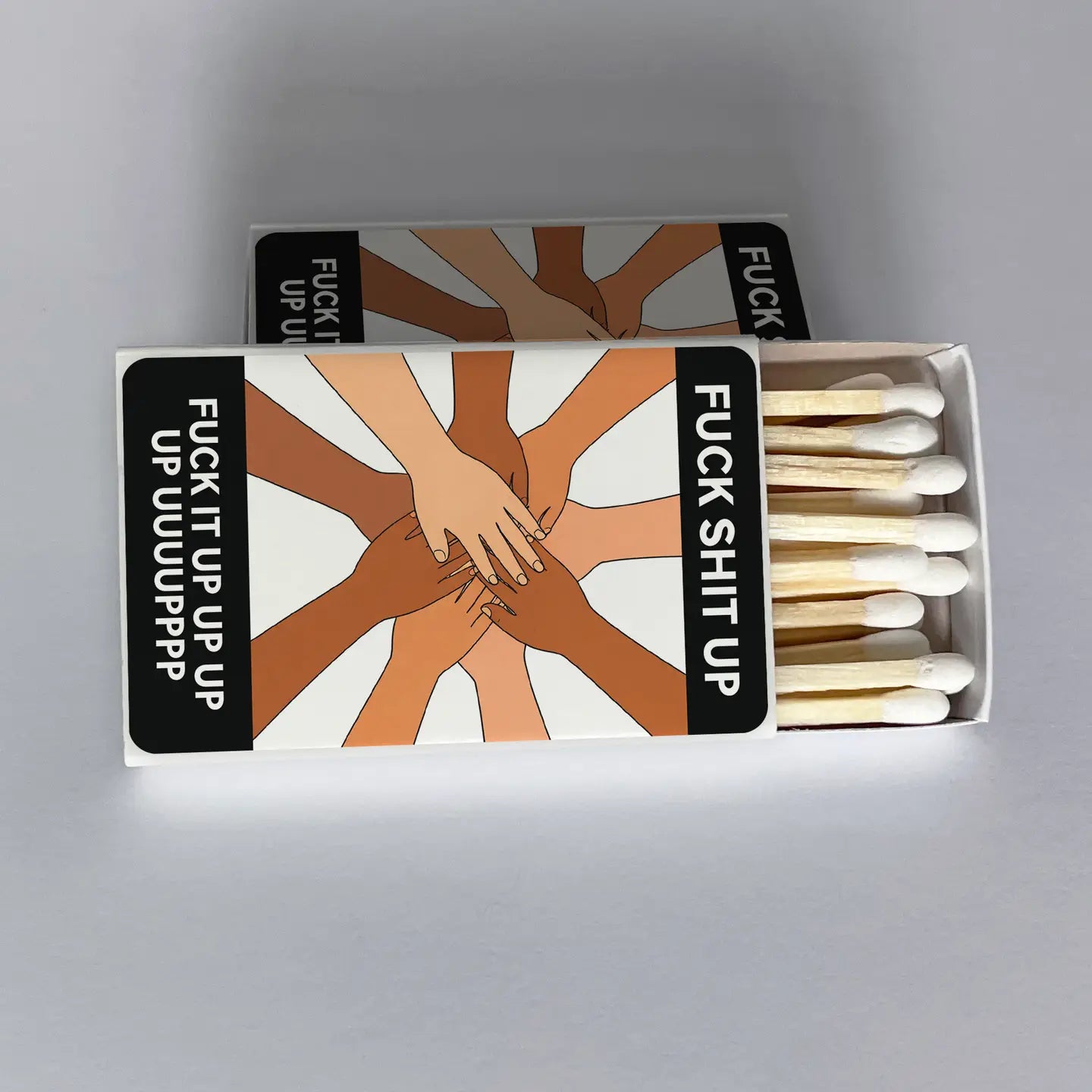 F*ck Sh!t Up Eras Hands In Huddle Matchbook