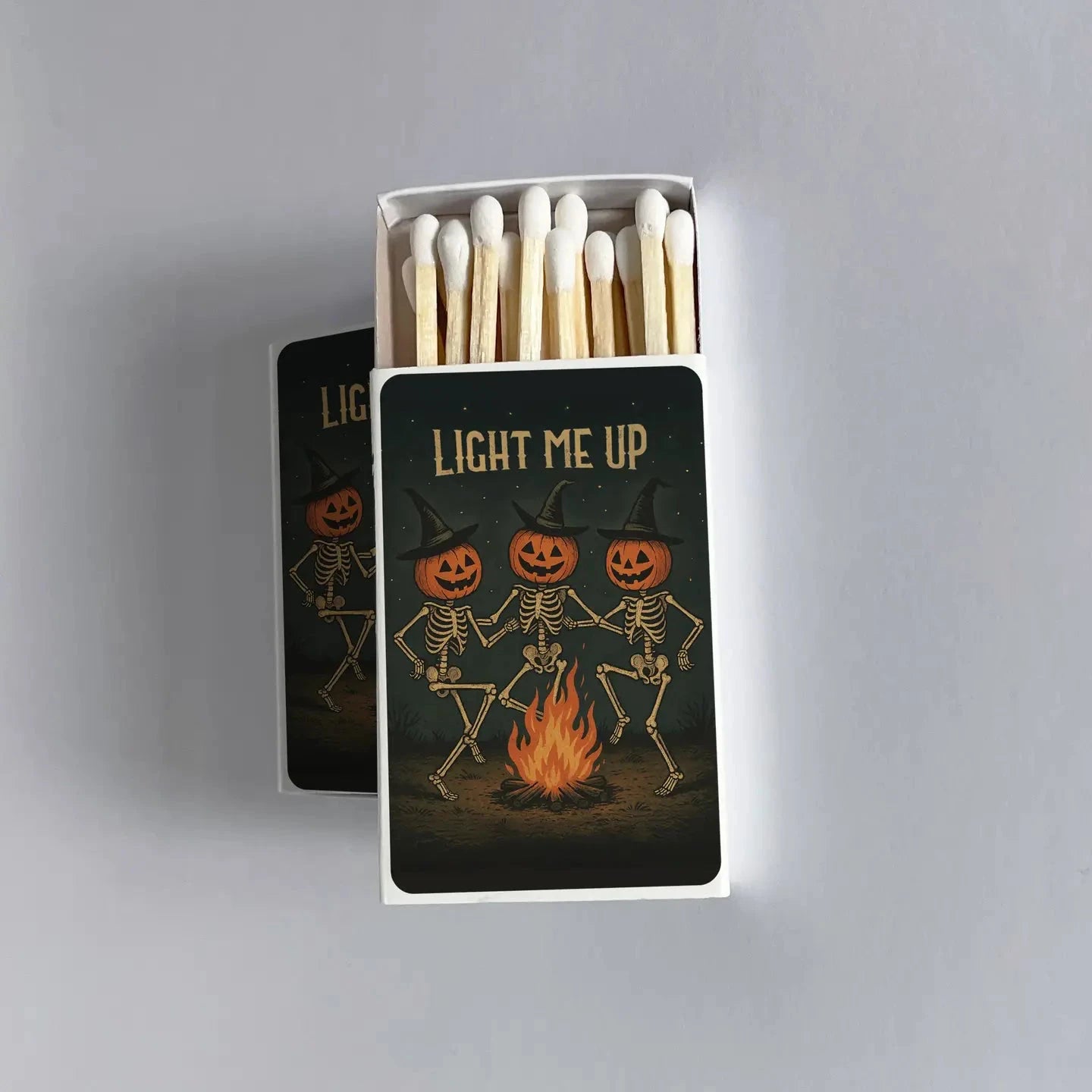 Light Me Up Dancing Skeleton Witches Taylor Swift Matchbook