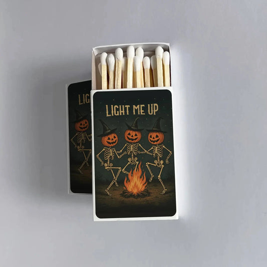Light Me Up Dancing Skeleton Witches Taylor Swift Matchbook