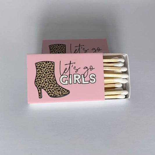 Let's Go Girls Animal Print Boot Shania Twain Matchbook
