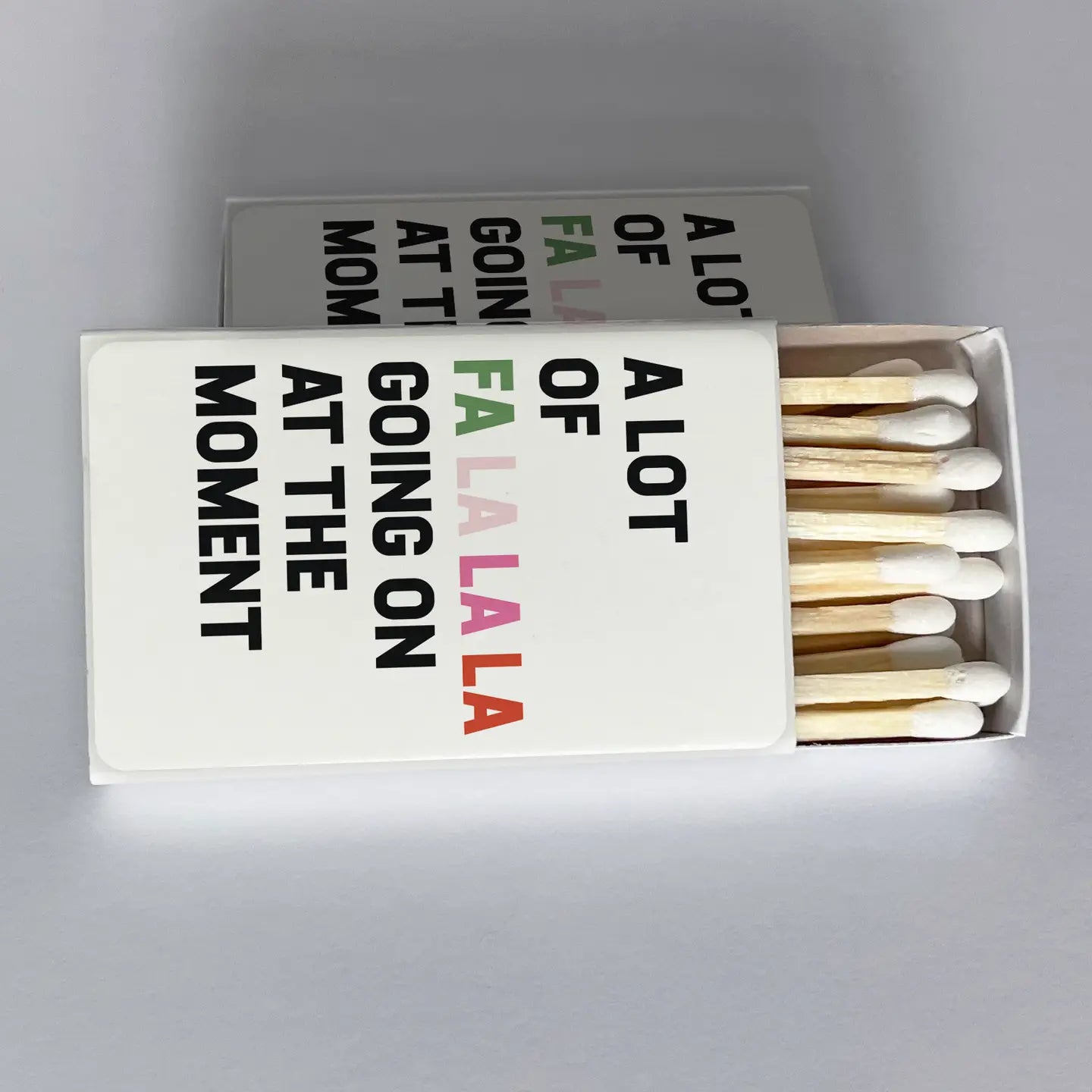 A Lot of Fa La La La Going On Right Now Christmas Matchbook