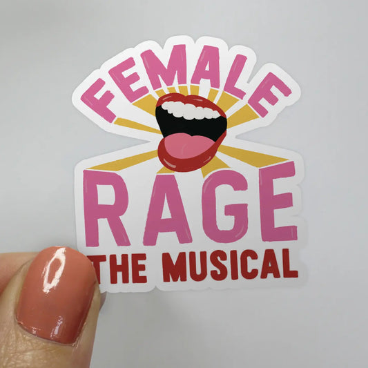 Female Rage the Musical Taylor Swift Sticker