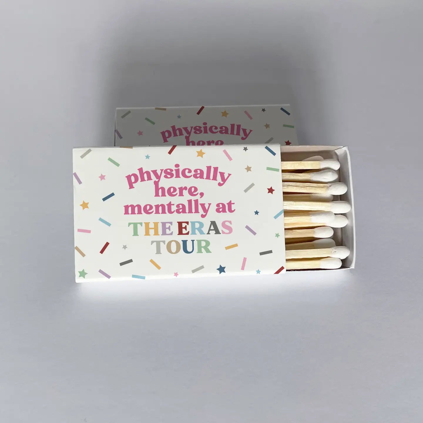 Mentally at the Eras Tour Confetti Taylor Swift Matchbook