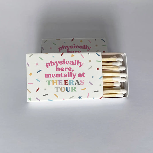 Mentally at the Eras Tour Confetti Taylor Swift Matchbook