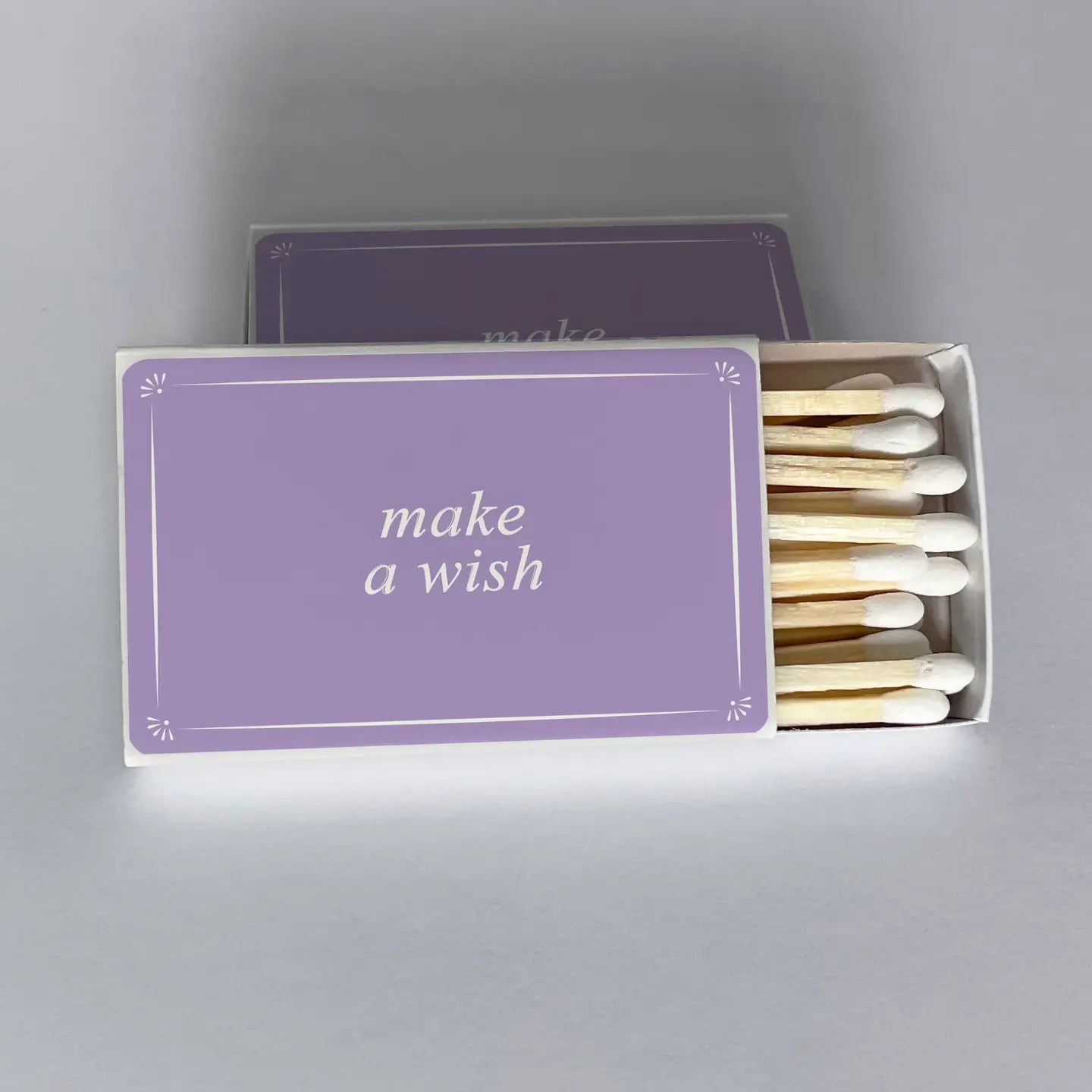 Make A Wish Purple Matchbook