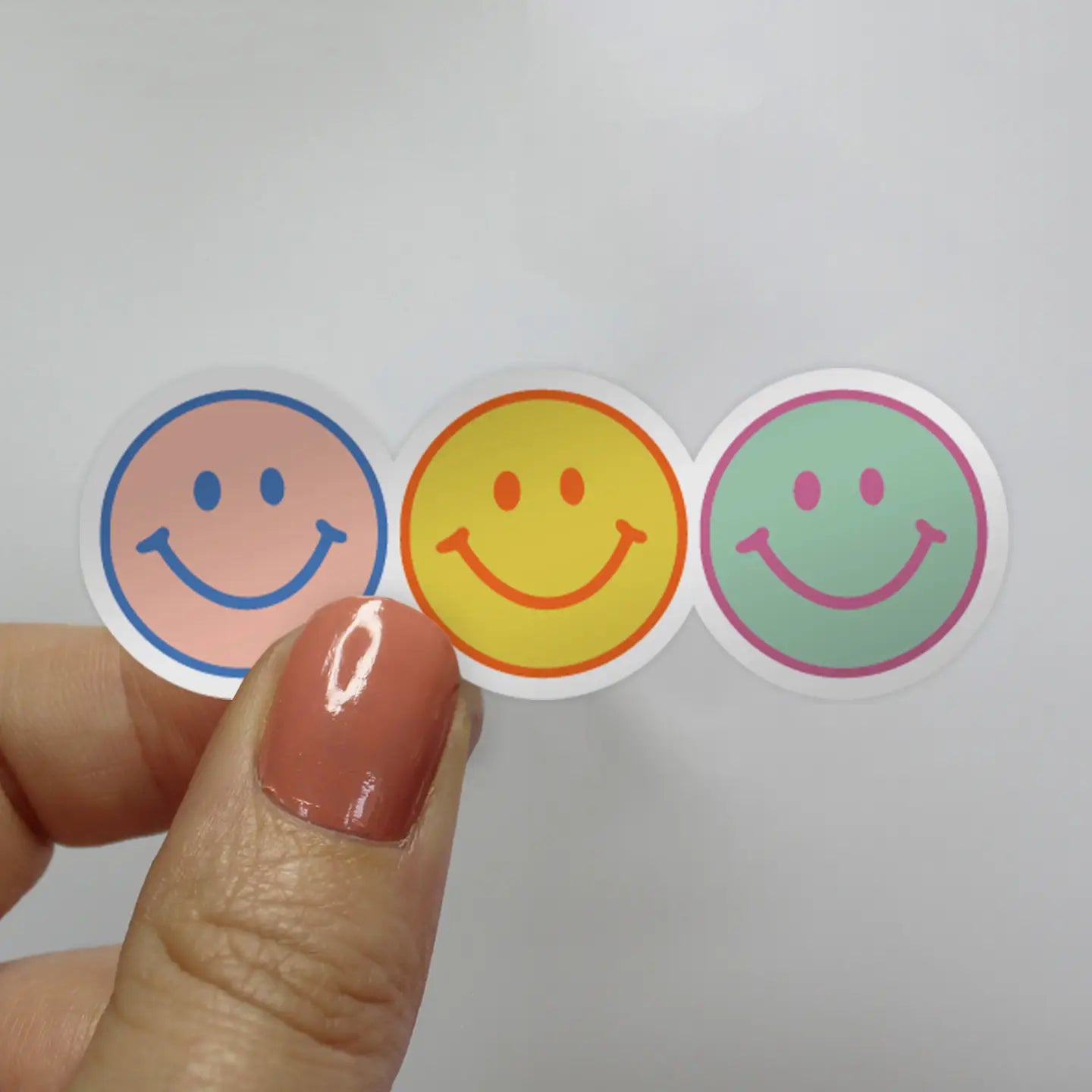 Bright Smiley Faces Sticker