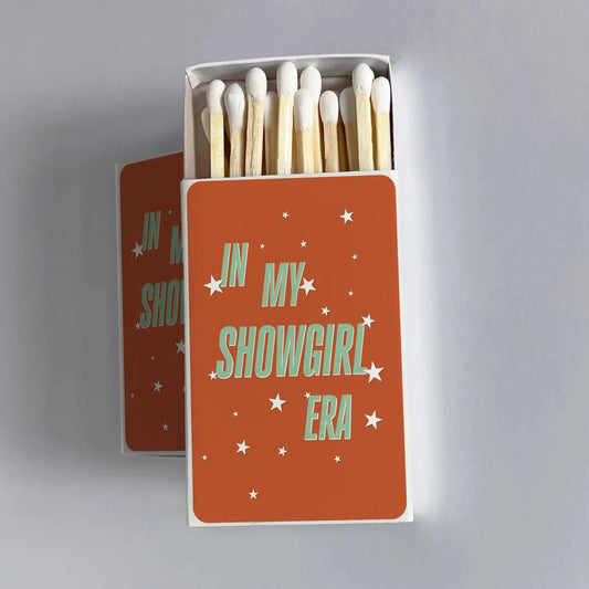In My Showgirl Era Taylor Swift Matchbook