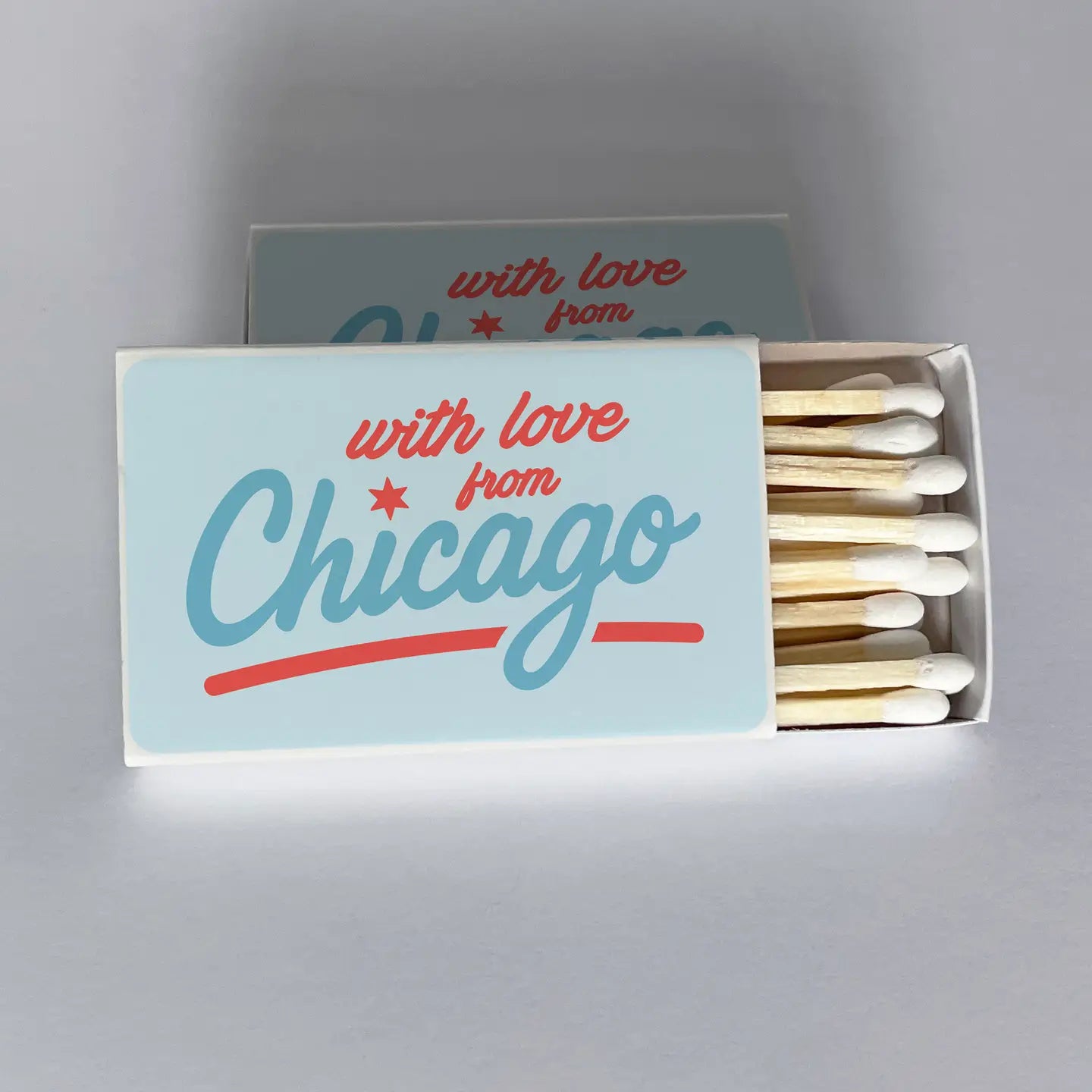 With Love From Chicago Vintage Script Matchbook 