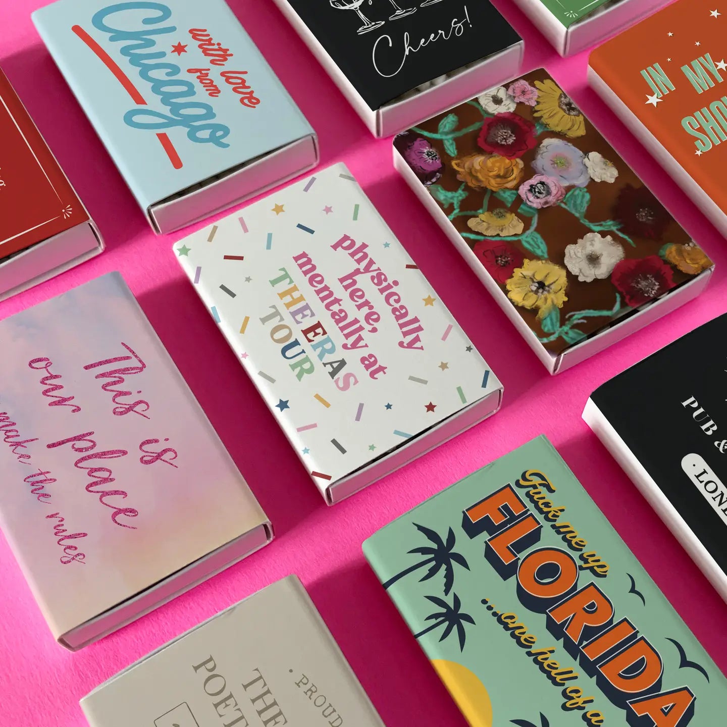 With Love From Chicago Vintage Script Matchbook 