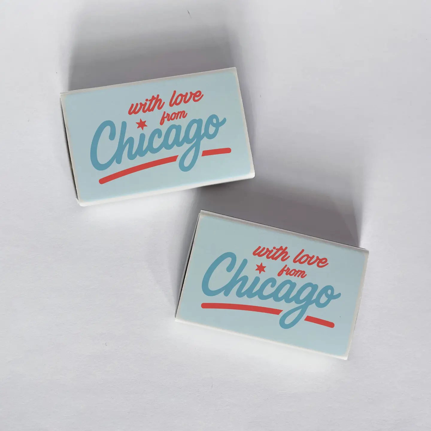 With Love From Chicago Vintage Script Matchbook 