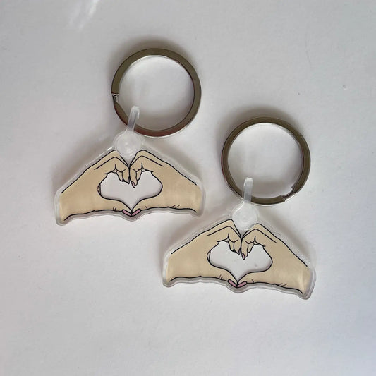 Hand Heart Taylor Swift Acrylic Keychain