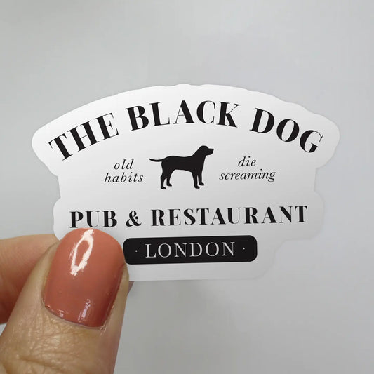 The Black Dog Taylor Swift Sticker