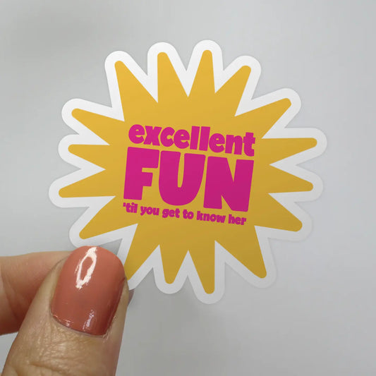 Excellent Fun 'Til You Get to Know Her Taylor Swift Sticker