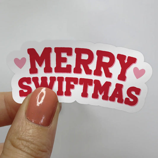 Merry Swiftmas Taylor Swift Sticker