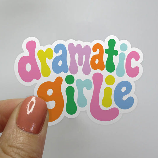 Dramatic Girlie Sticker