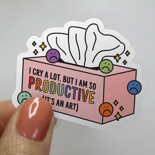 I Cry A Lot Tissues Taylor Swift Sticker