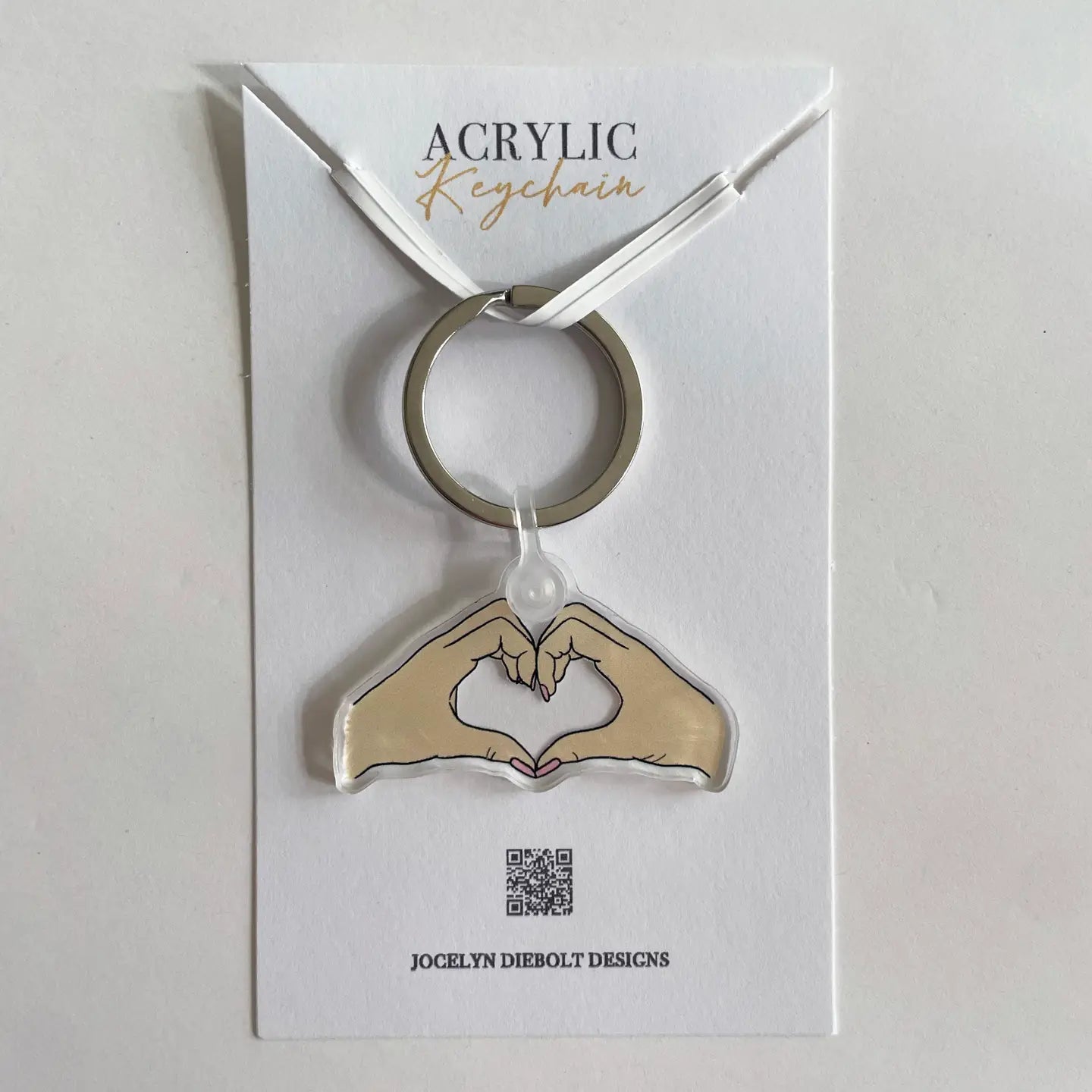 Hand Heart Taylor Swift Acrylic Keychain