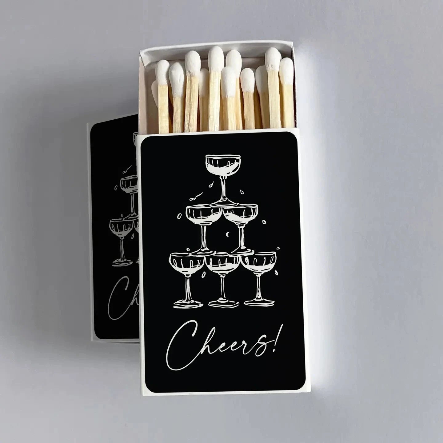 Cheers Champagne Tower Matchbook