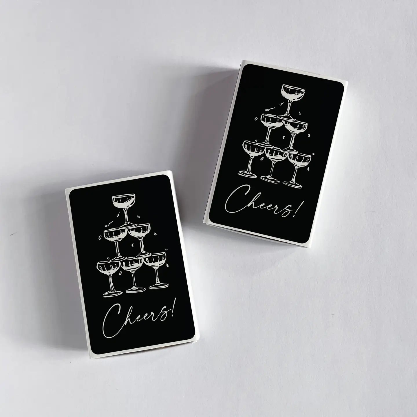 Cheers Champagne Tower Matchbook