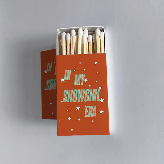 In My Showgirl Era Taylor Swift Matchbook