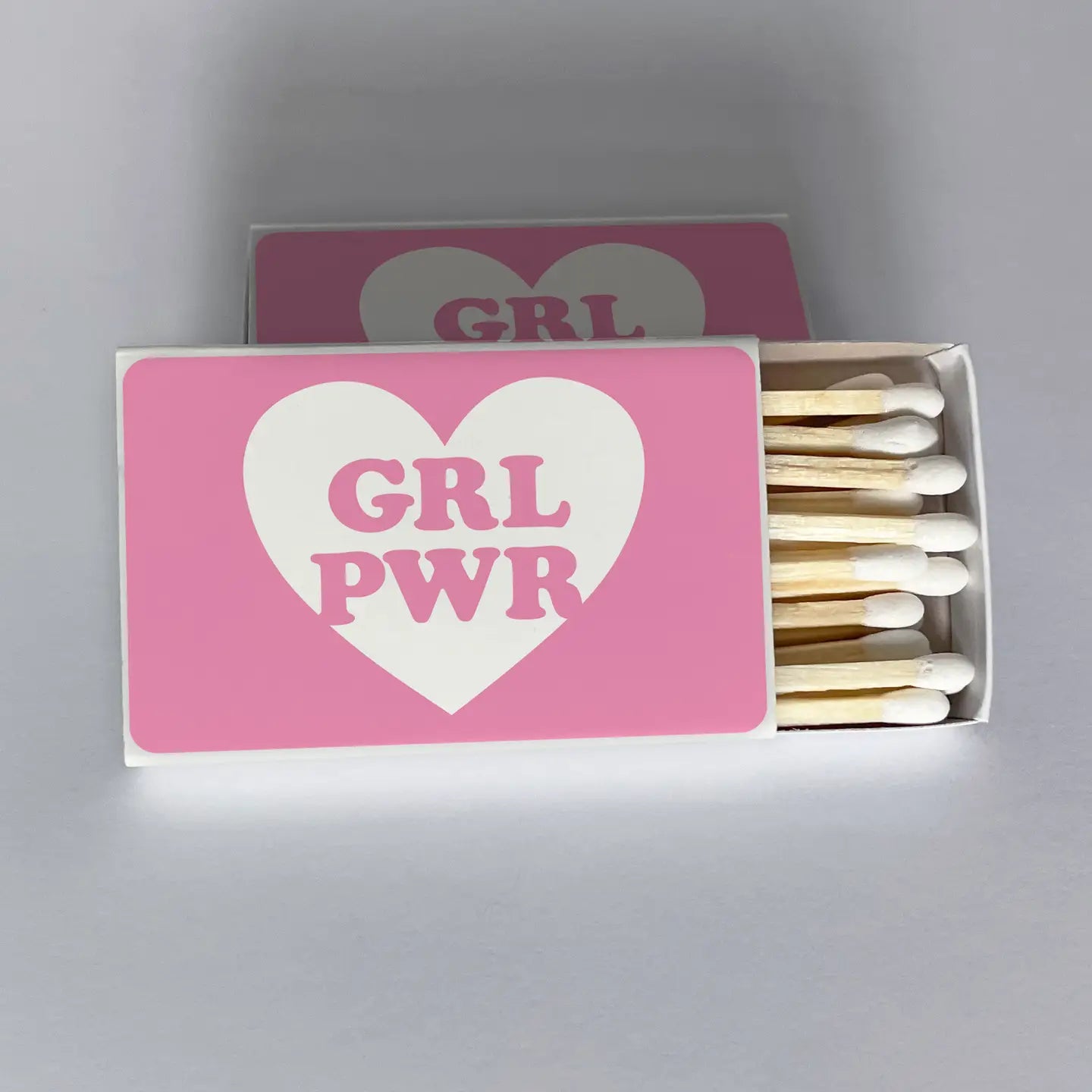 GRL PWR Heart Pink Matchbook