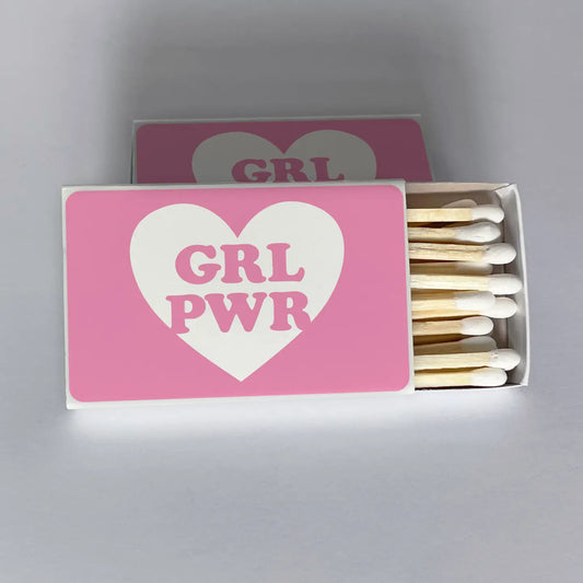 GRL PWR Heart Pink Matchbook