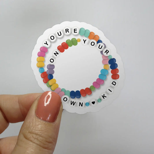 You're on Your Own Friendship Bracelet Taylor Swift Sticker