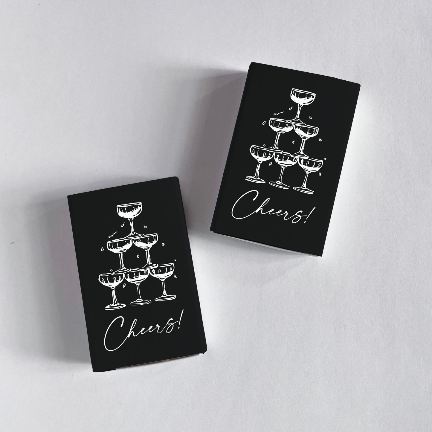 Cheers Champagne Tower Matchbook