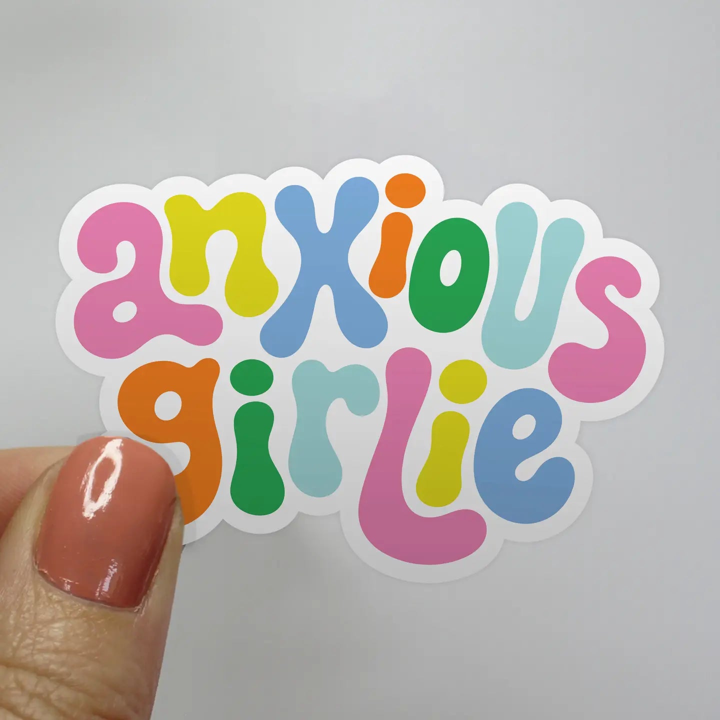 Anxious Girlie Sticker