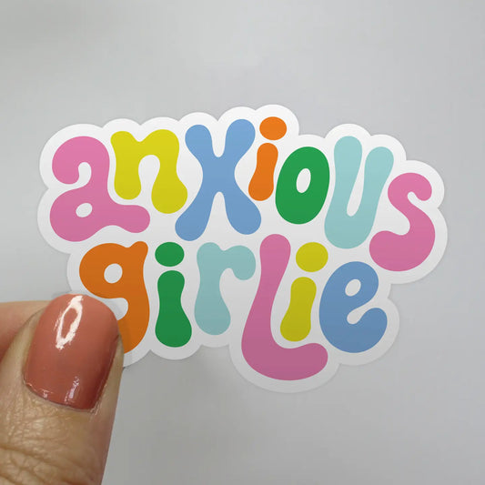 Anxious Girlie Sticker