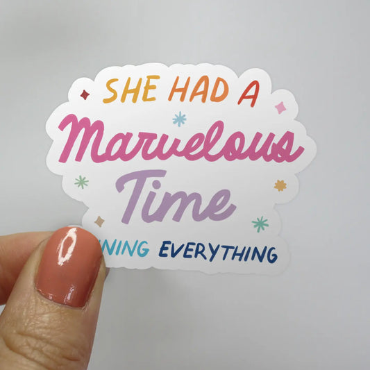 She Had a Marvelous Time Taylor Swift Sticker
