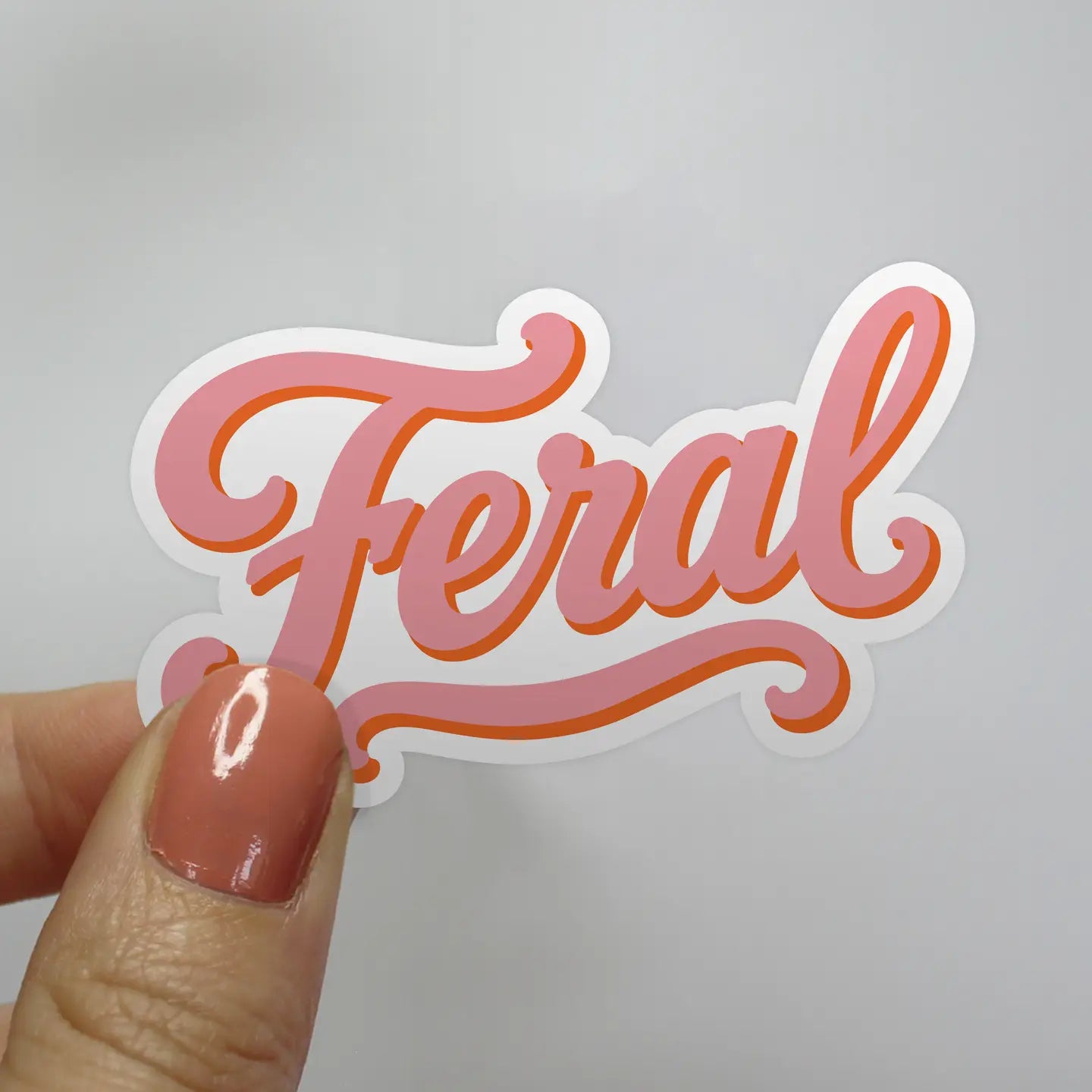 Feral Sticker